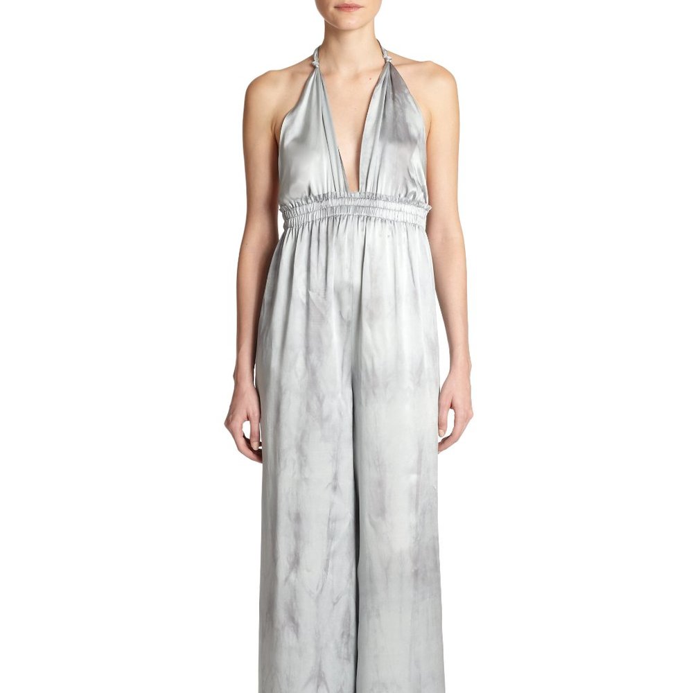 LSF Silk Halter Jumpsuit